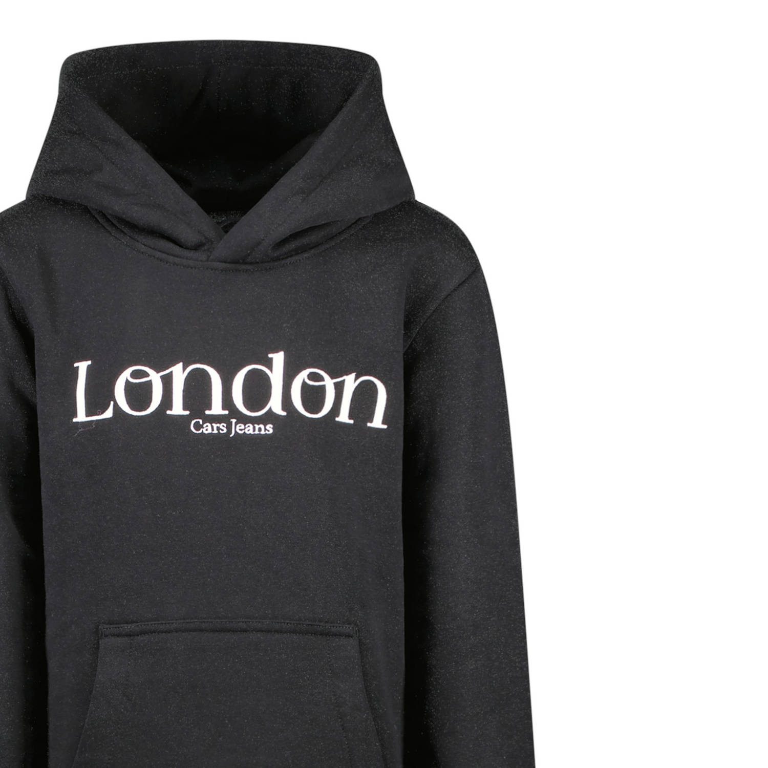 Cars hoodie EMMIE met tekst zwart
