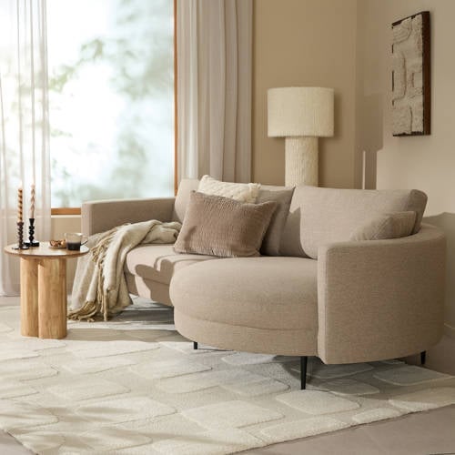 NOUS Living hoekbank rechts Narbonne - warm beige