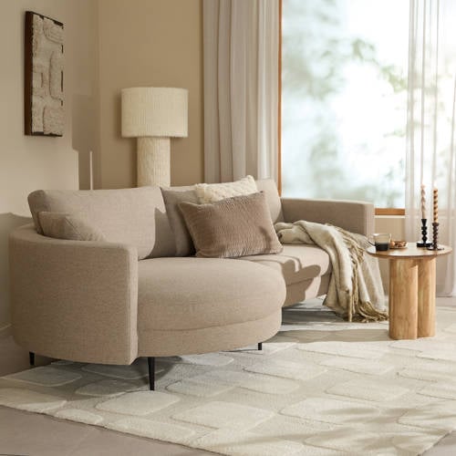 NOUS Living hoekbank links Narbonne - warm beige