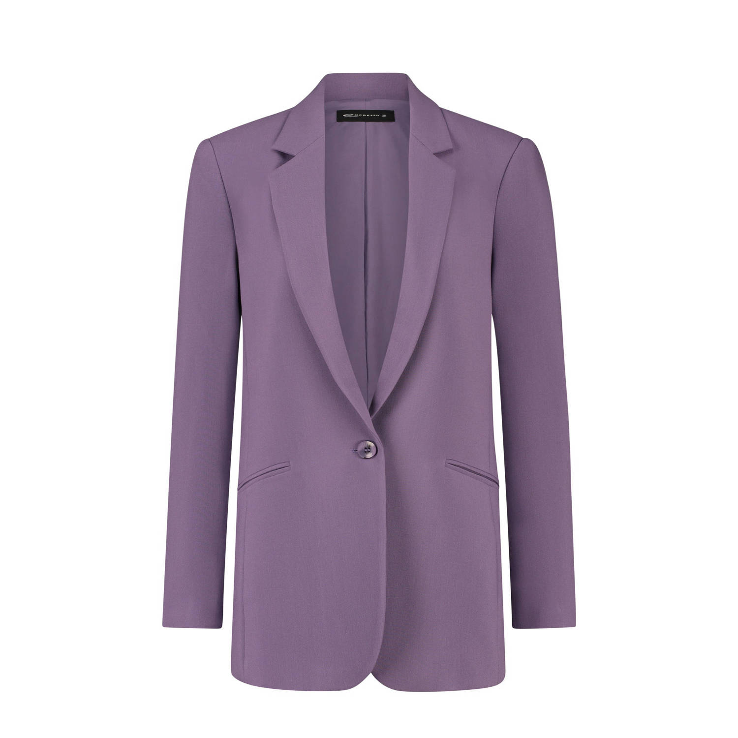 Expresso rechtvallende blazer paars