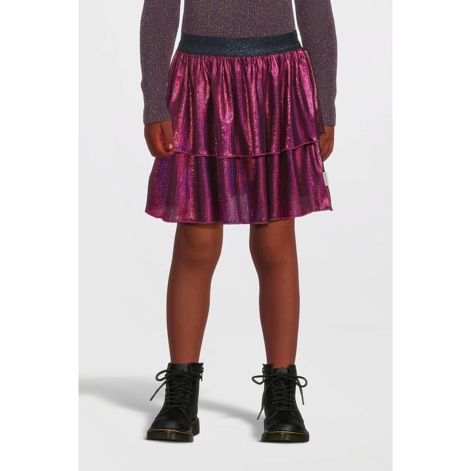 B.Nosy midi rok roze