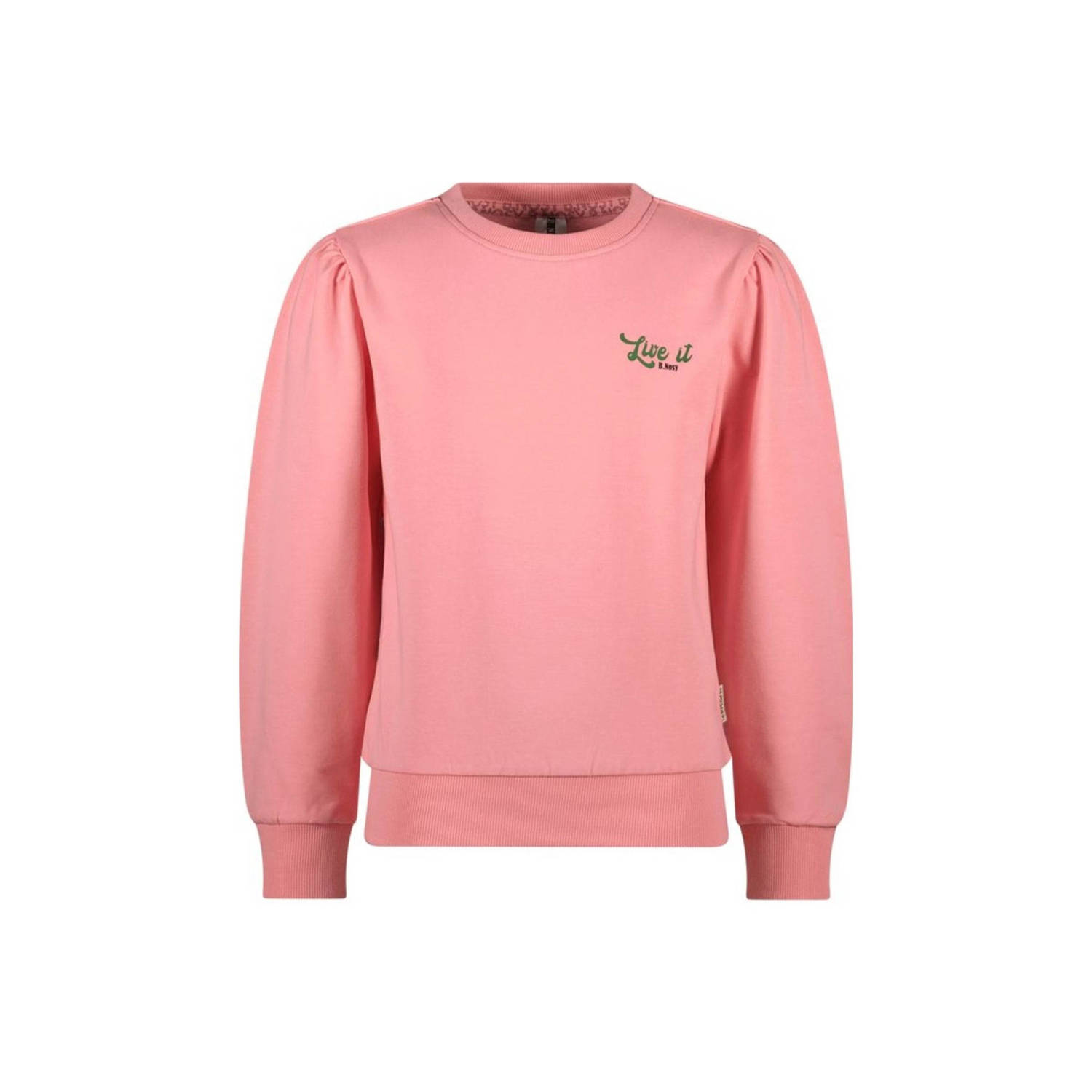 B.Nosy sweater Saly met backprint roze