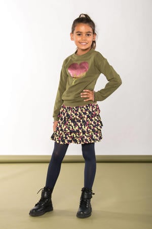 midi rok groen