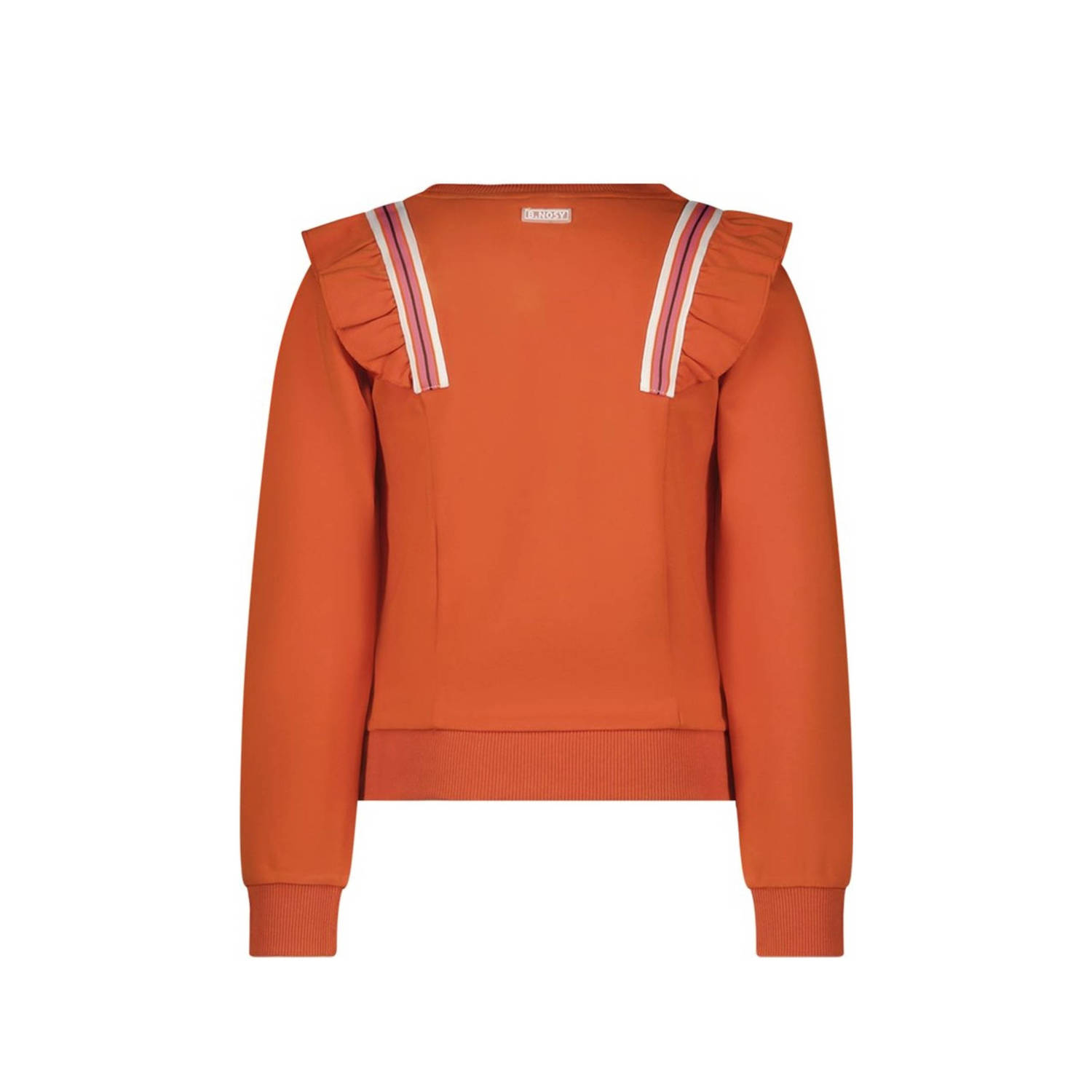 B.Nosy gestreepte sweater Sara brique