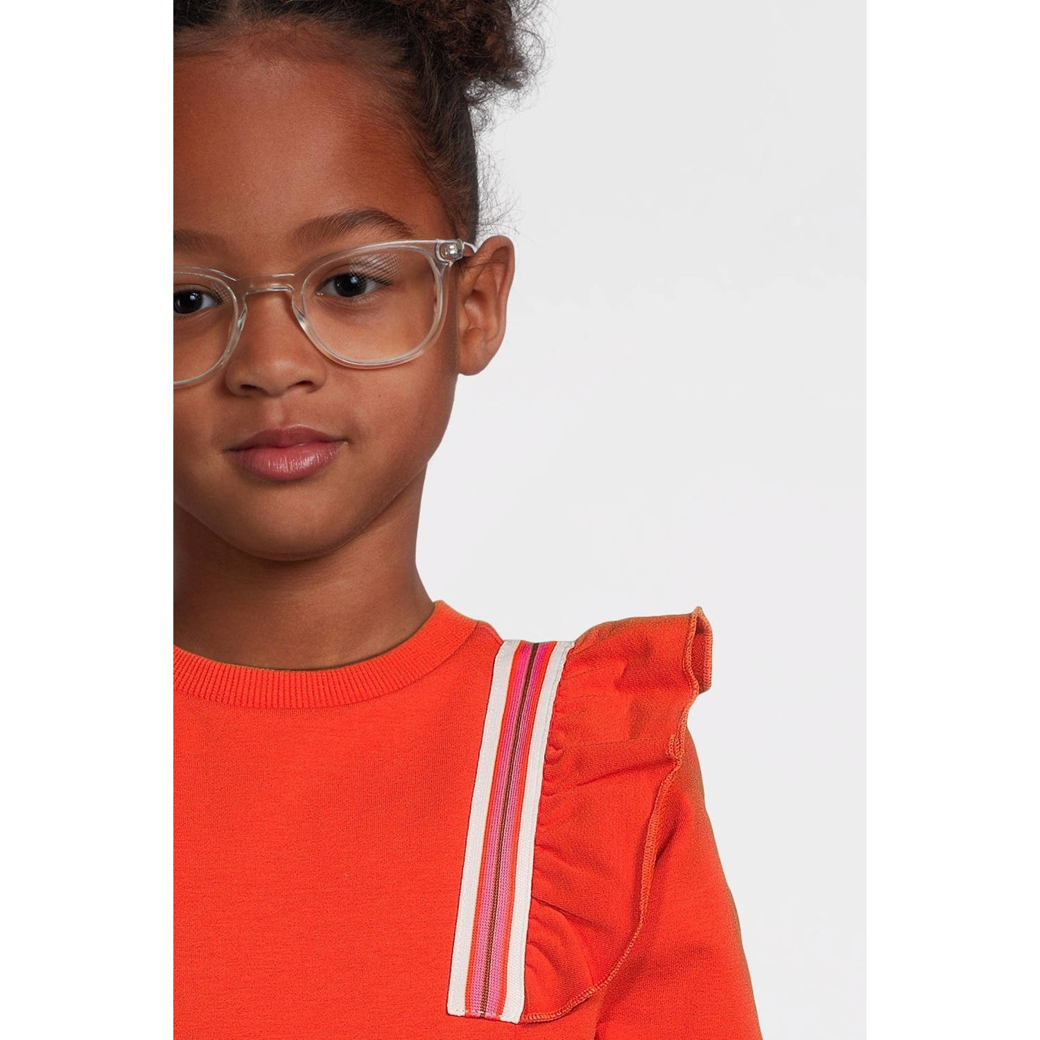 B.Nosy gestreepte sweater Sara brique