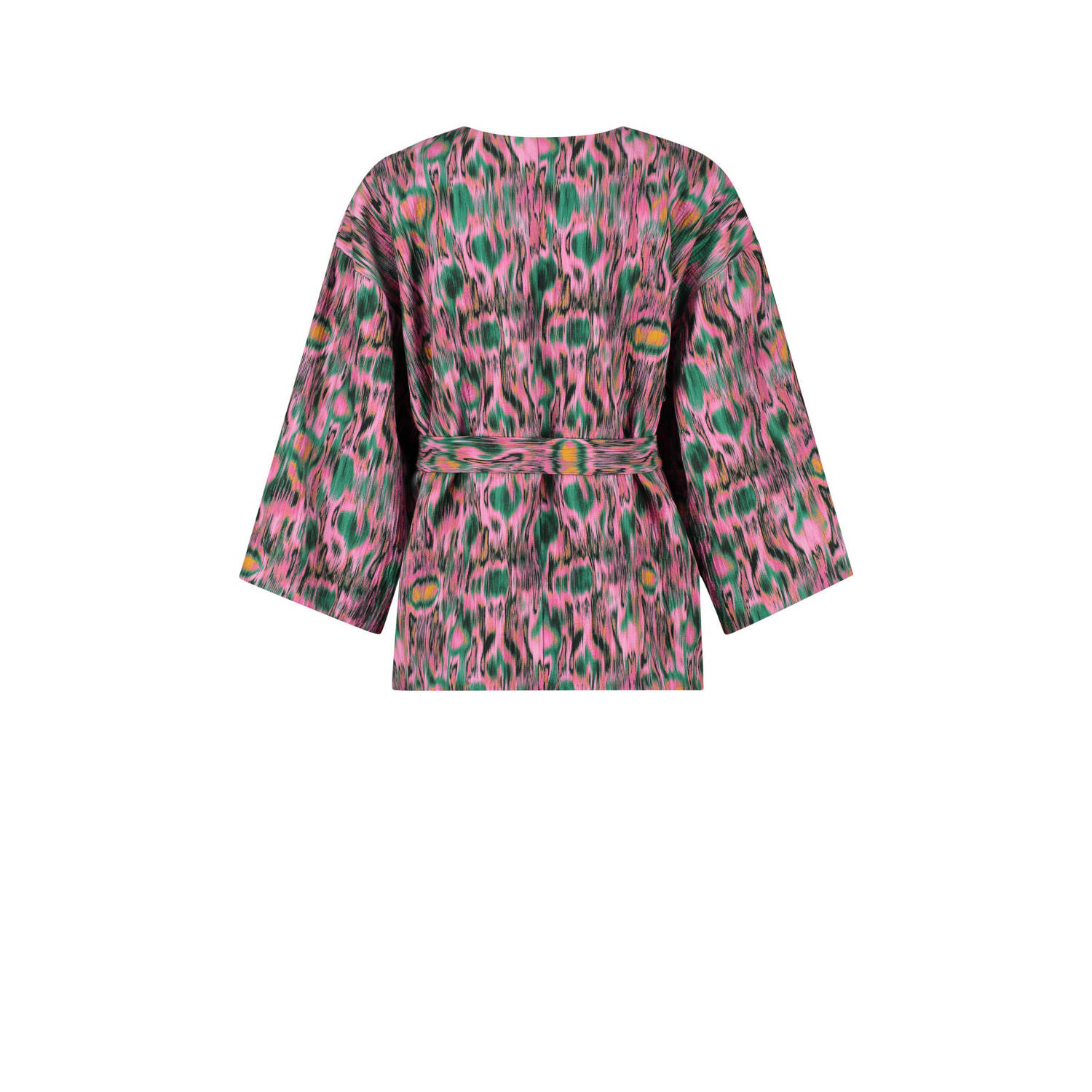 Expresso oversized kimono met all over print multi