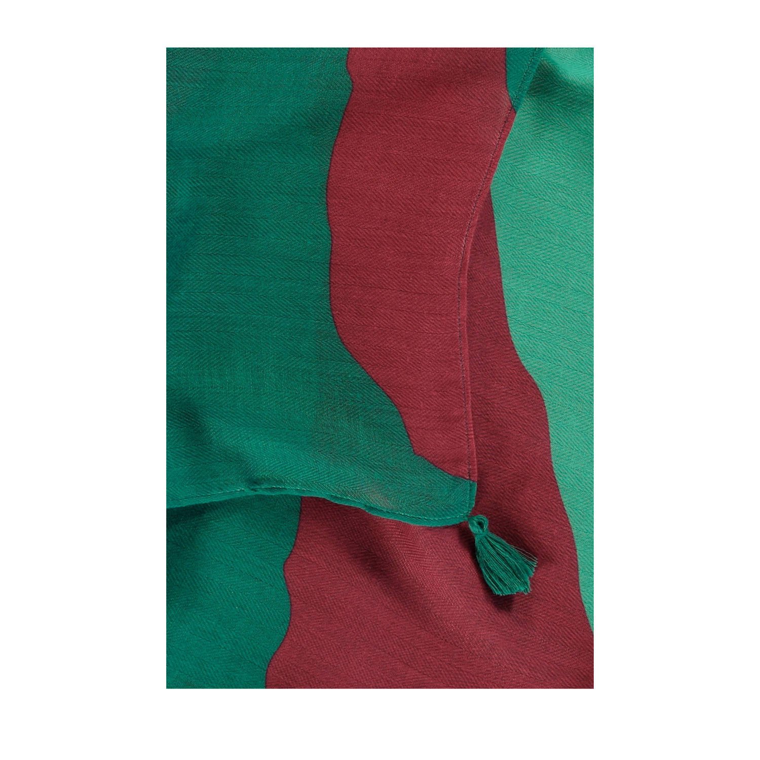 Expresso sjaal groen rood