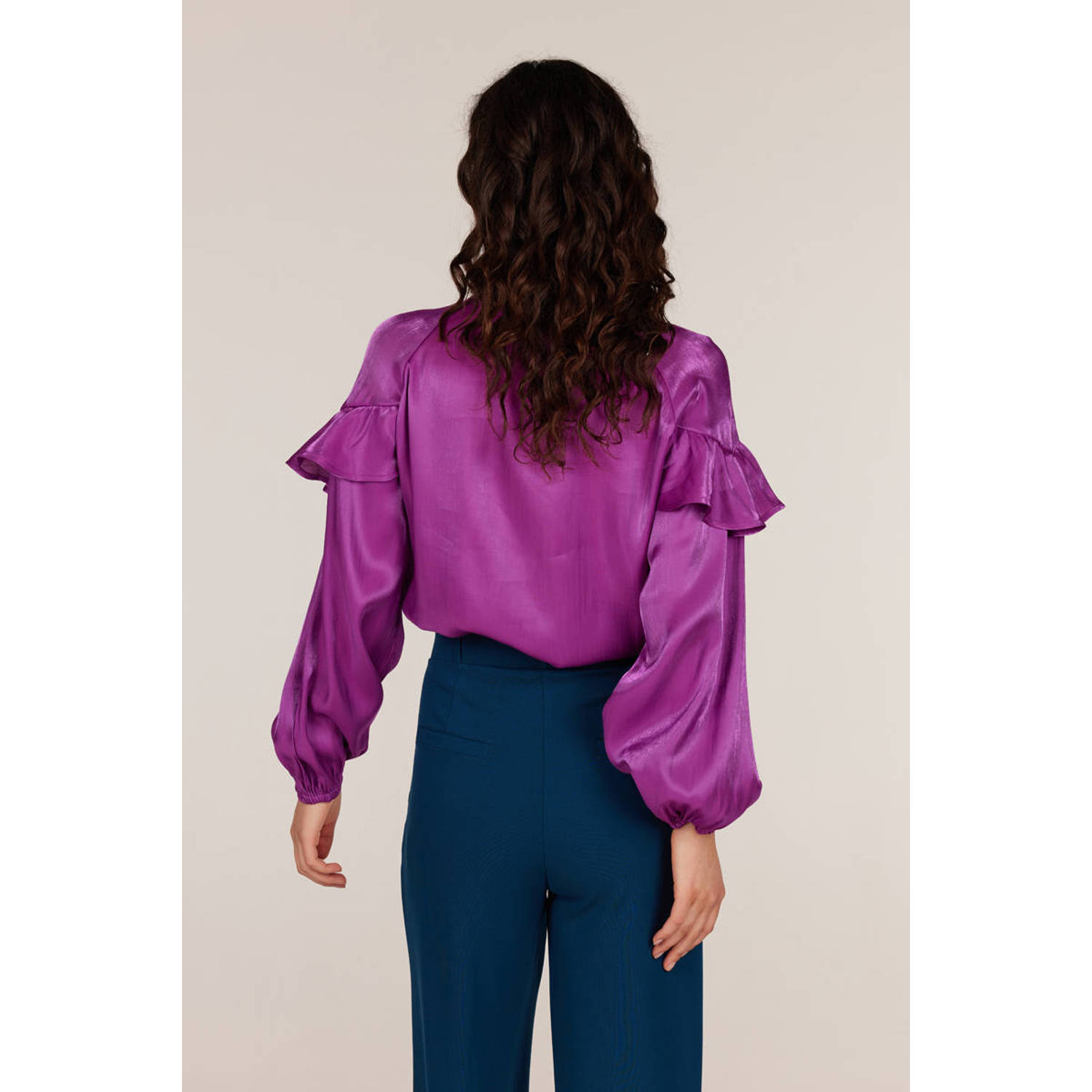 JANSEN Amsterdam blouse BLISS paars