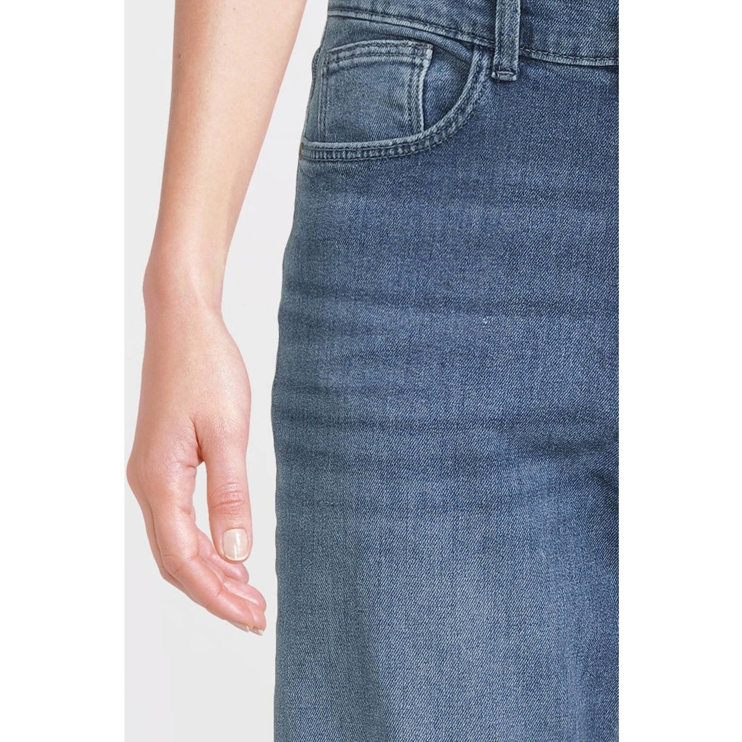 Cars wide leg jeans medium blue denim