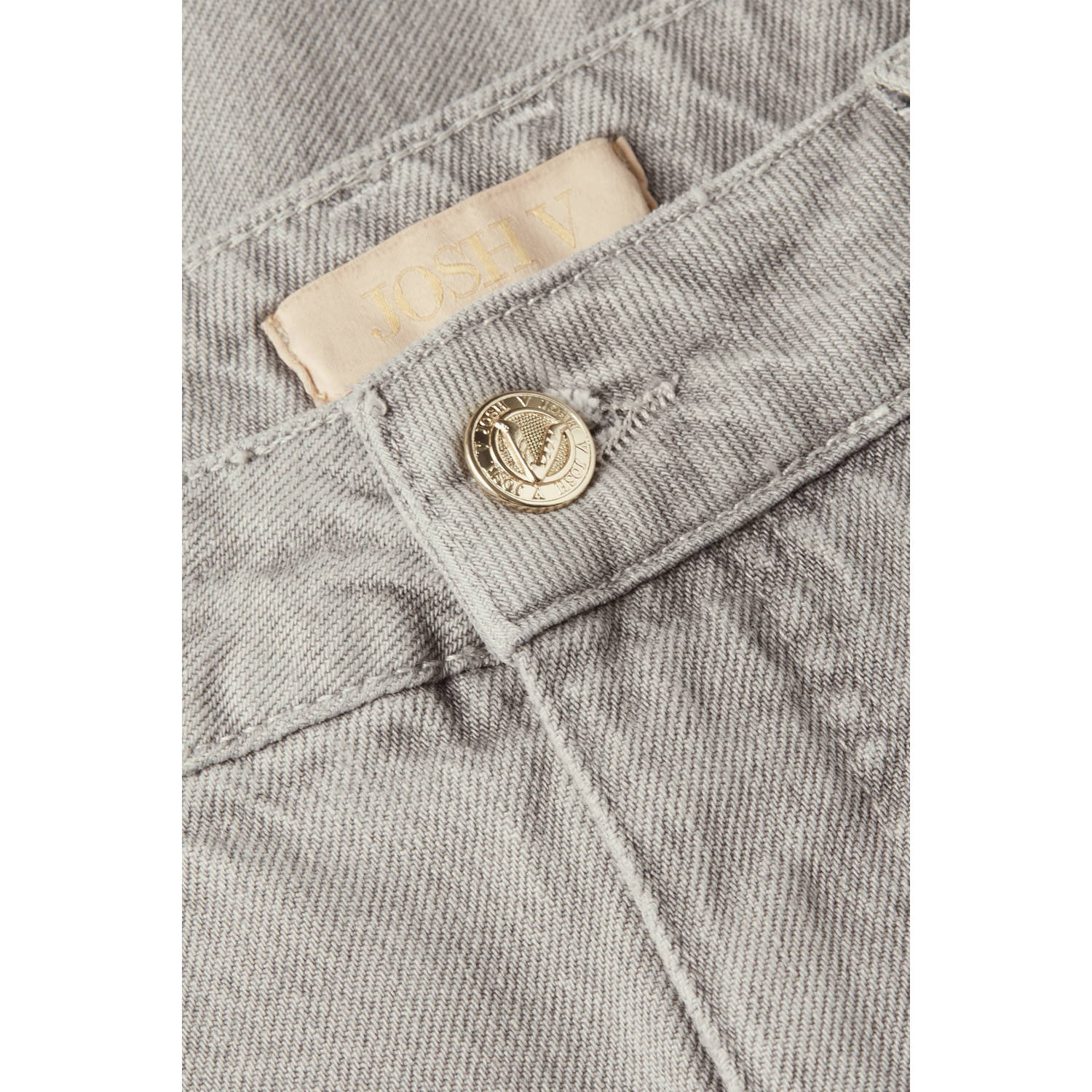 JOSH V ALINA wide leg long fitted light grey