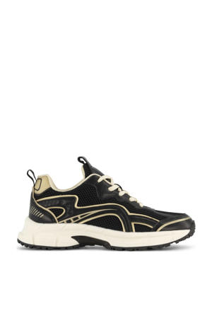   sneakers zwart/goud