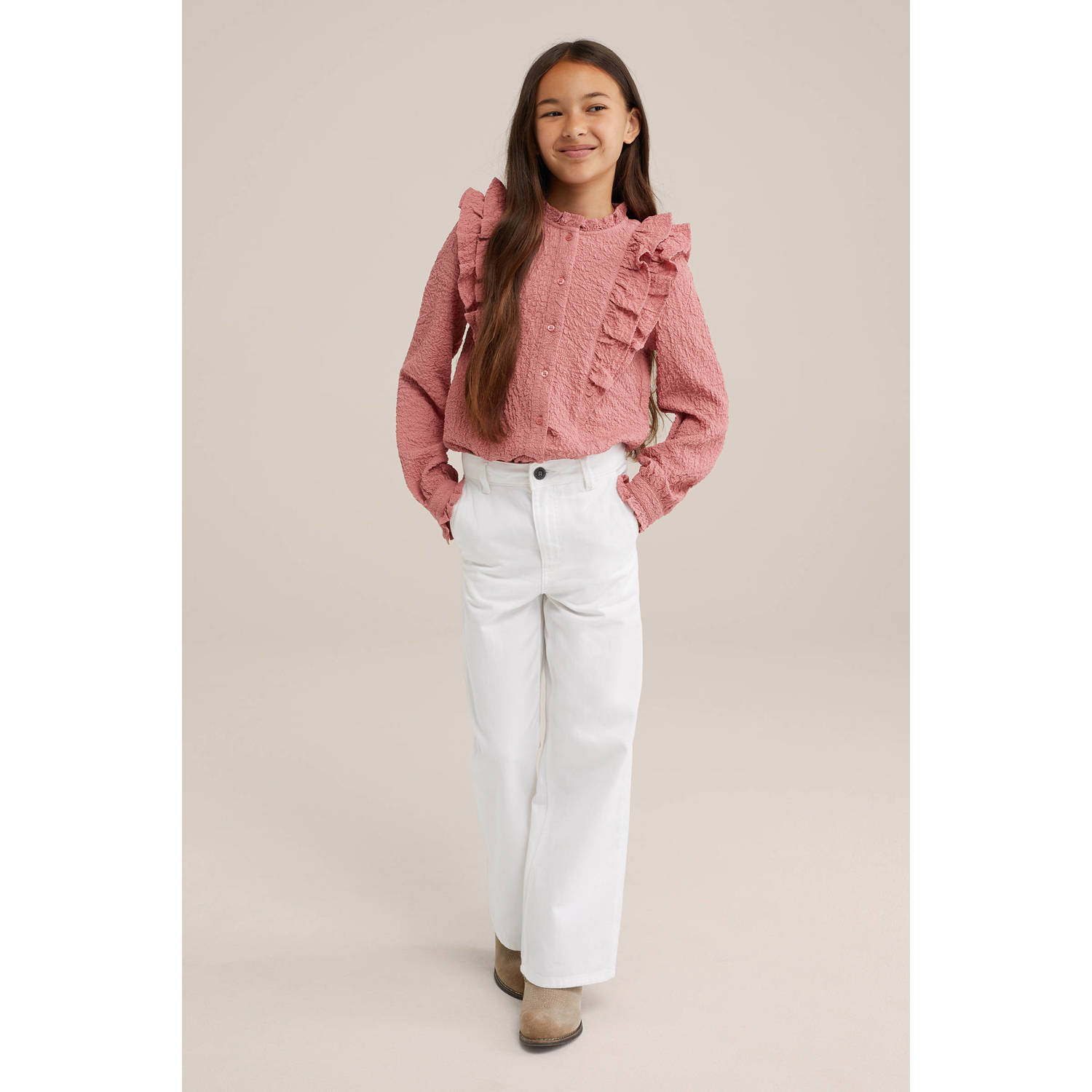 WE Fashion blouse roze