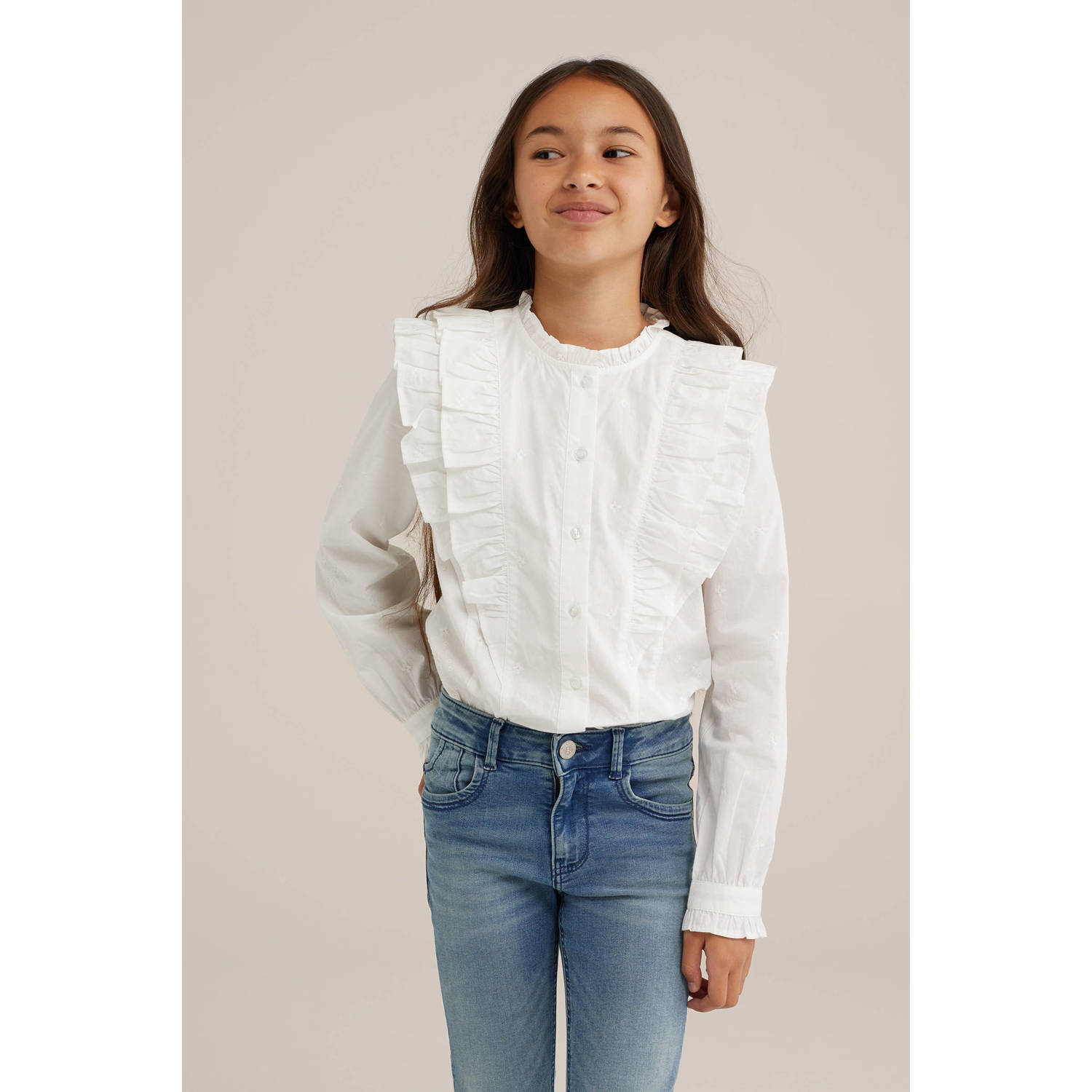 WE Fashion blouse blanc