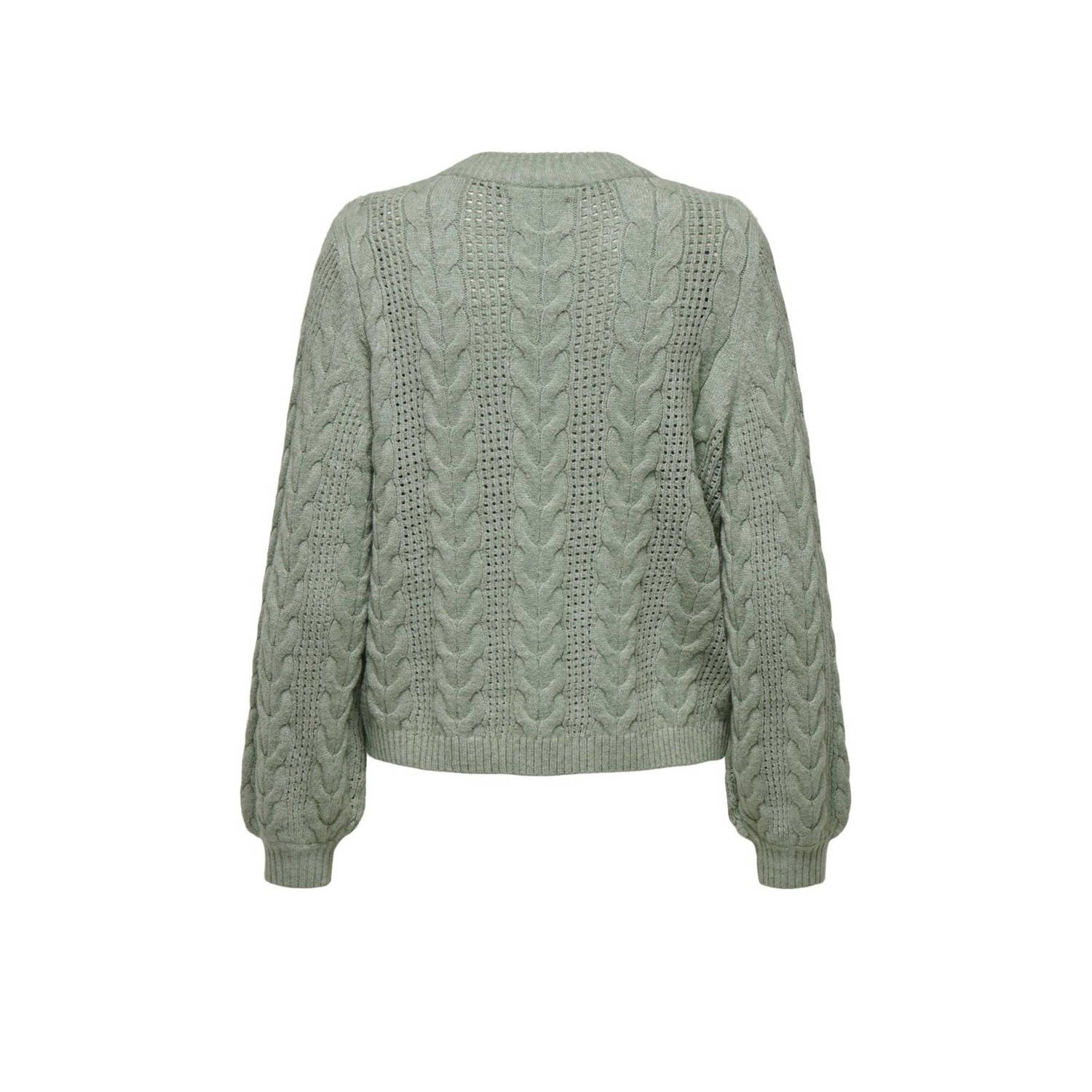 ONLY gebreide trui groen