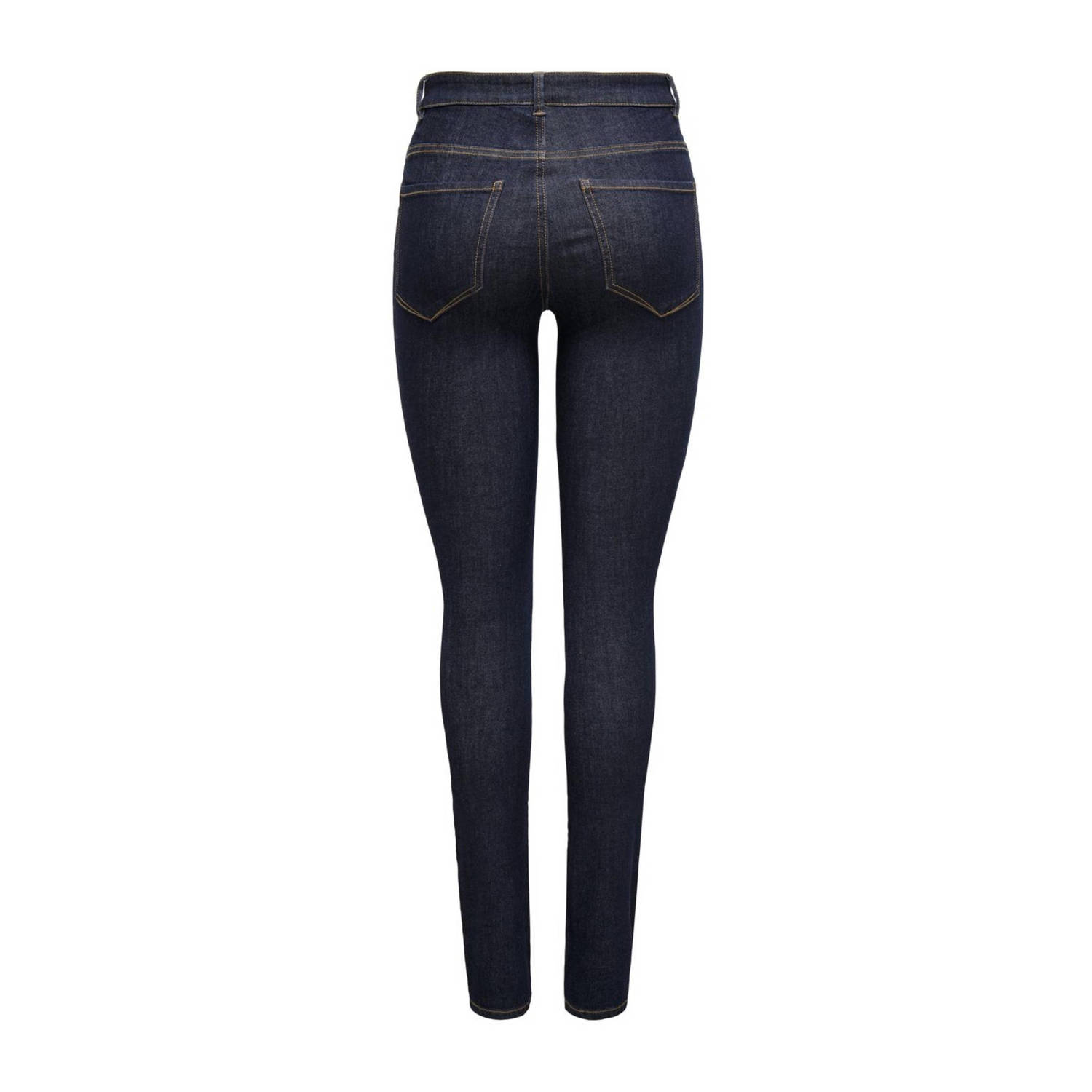 ONLY high waist skinny jeans ONLROSE dark blue denim