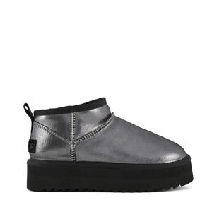   suède enkelboots staal