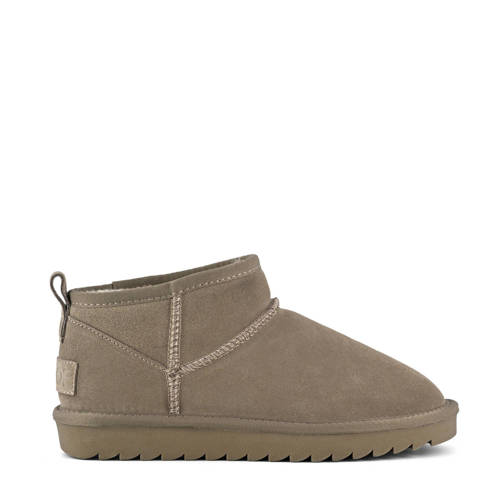 Colors of California suède enkelboots taupe afbeelding