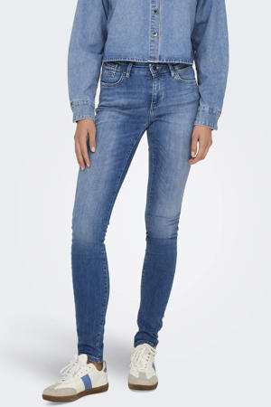 mid waist skinny jeans ONLBLUSH medium blue denim
