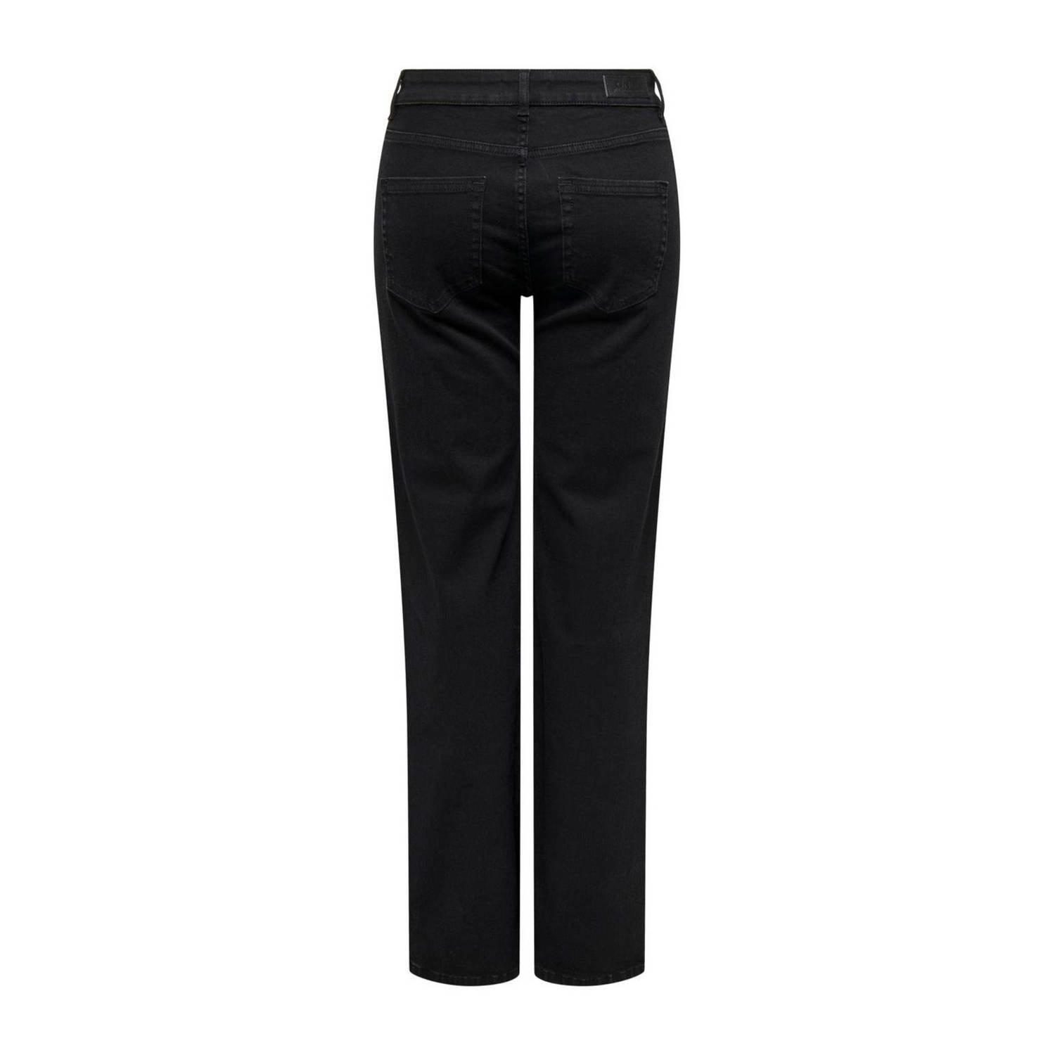 ONLY straight leg jeans ONLBLUSH black denim