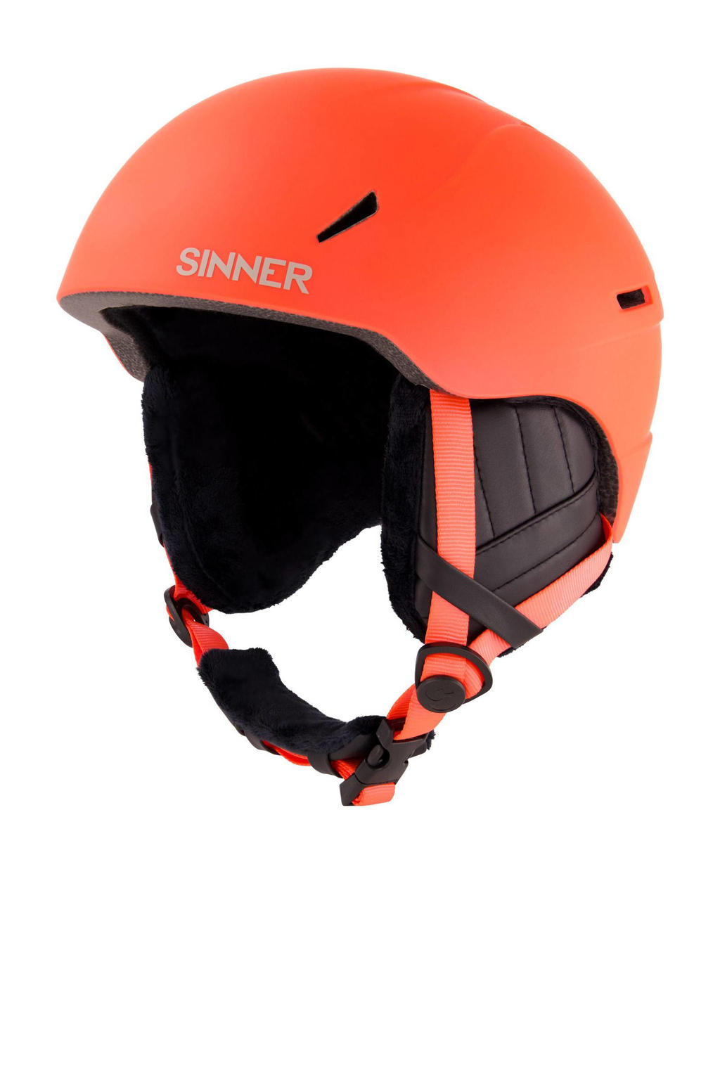 Sinner Senior skihelm Crest mat oranje