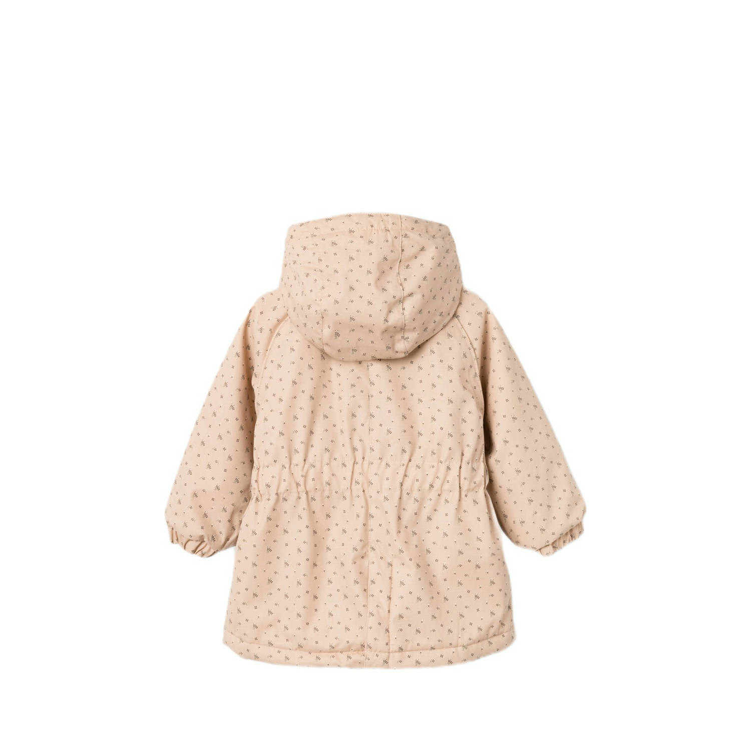 LIL' ATELIER MINI winterjas NMFGERDA met all over print roze