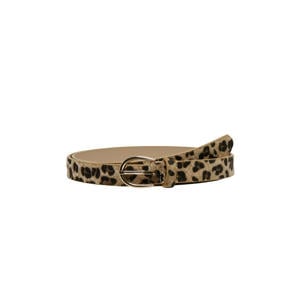 riem CARROMY met panterprint bruin