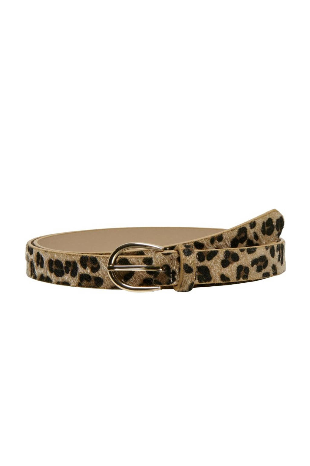 ONLY CARMAKOMA riem CARROMY met panterprint bruin