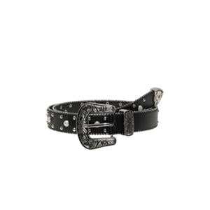 riem CAREDEN zwart/zilver