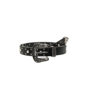 riem CAREDEN zwart/zilver
