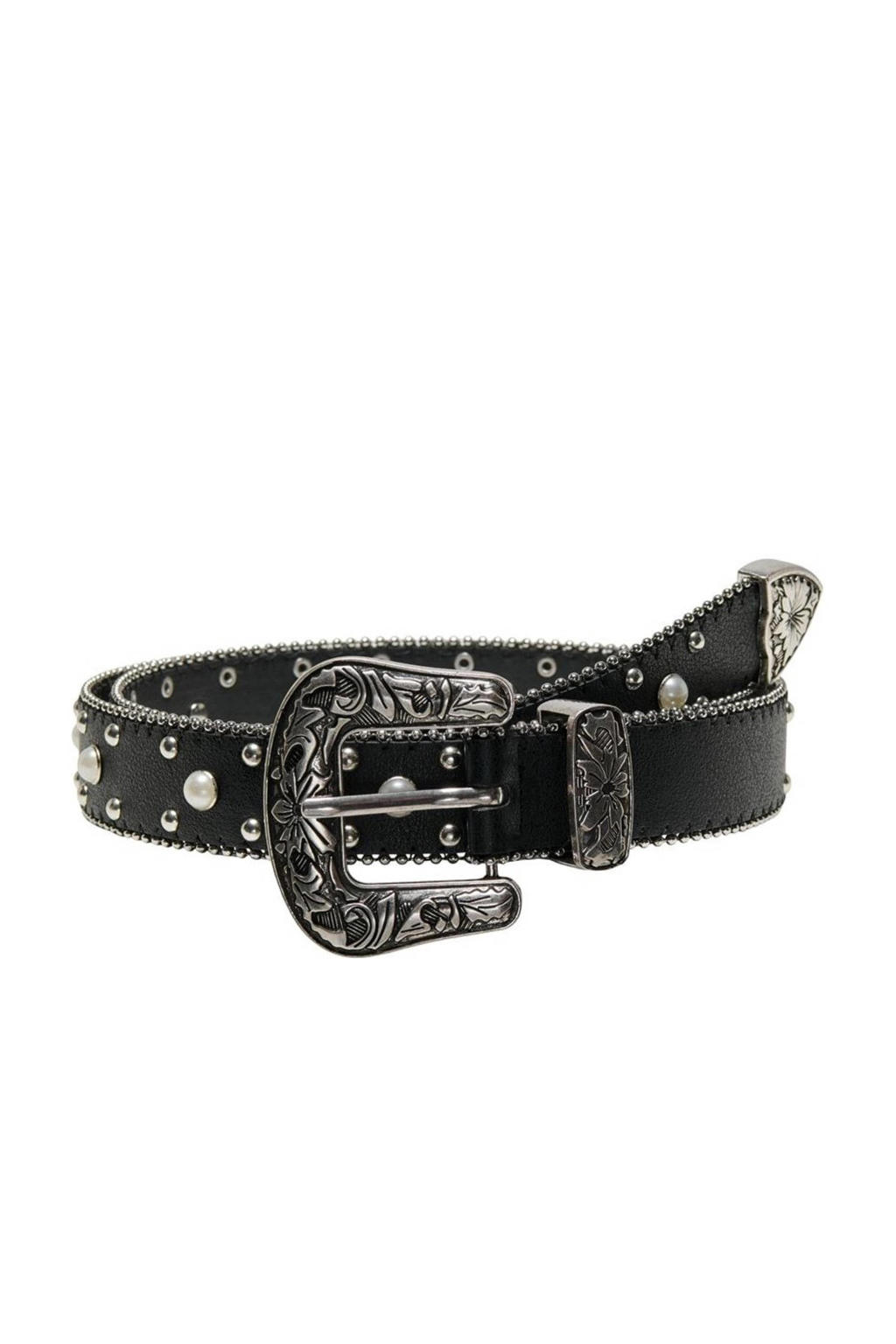 ONLY CARMAKOMA riem CAREDEN zwart/zilver