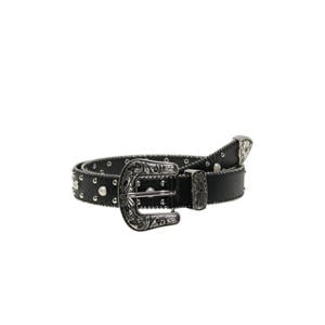 riem CAREDEN zwart/zilver