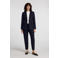 Selected rechtvallende blazer donkerblauw