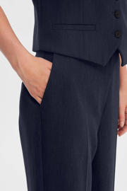 thumbnail: Selected wide leg broek donkerblauw