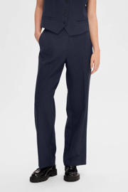 thumbnail: Selected wide leg broek donkerblauw