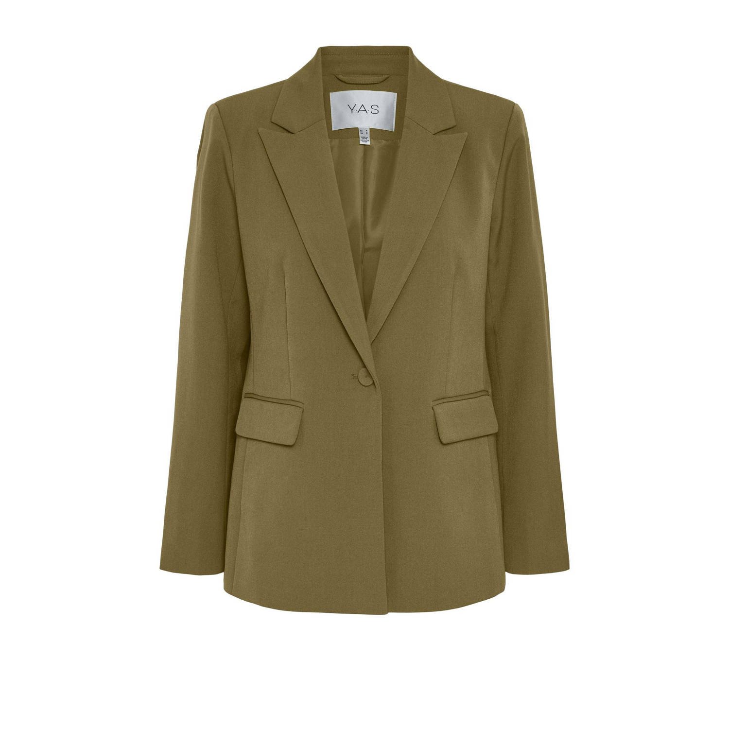 Y.A.S Groene Elegante Blazer voor Vrouwen Green Dames