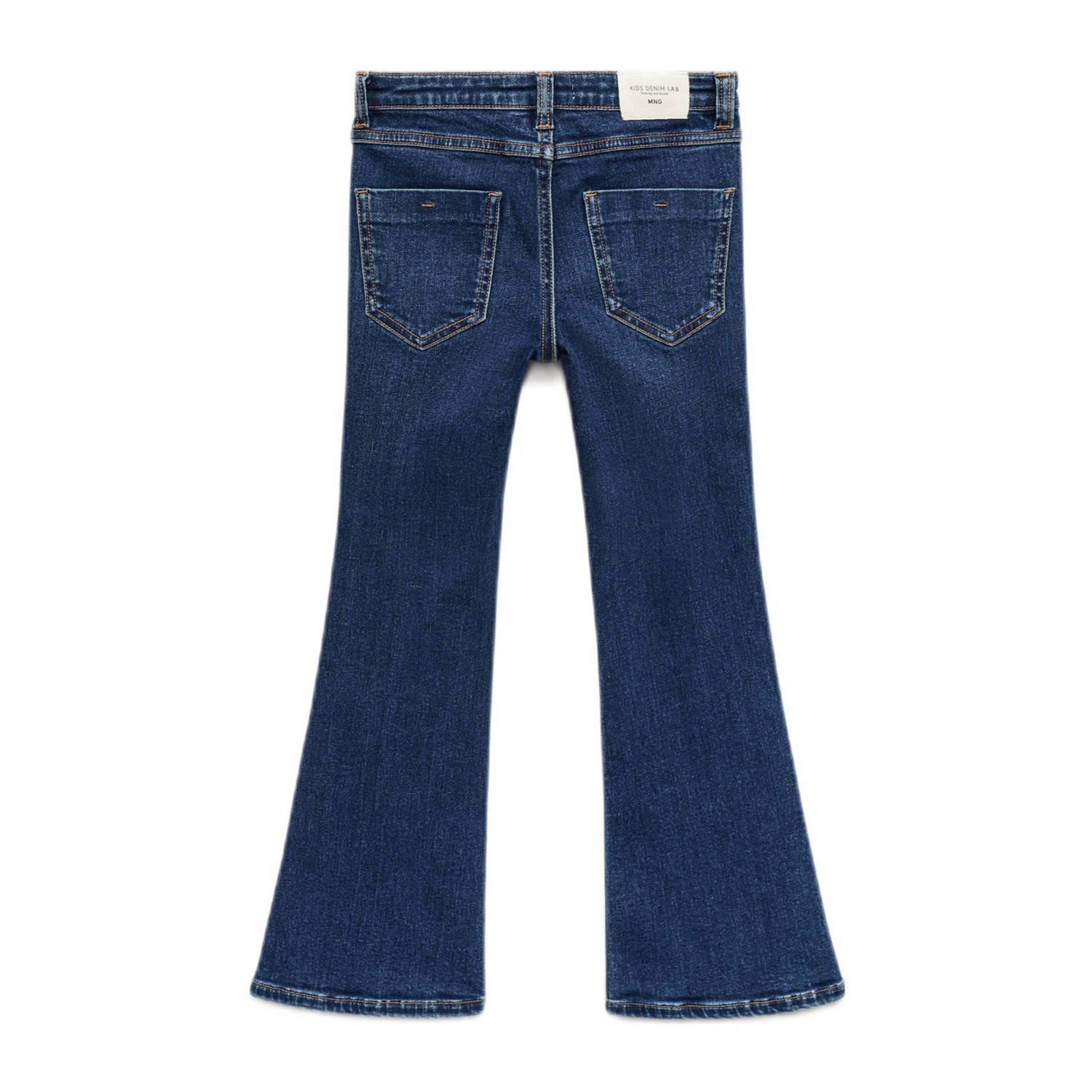 Mango Kids flared jeans donkerblauw