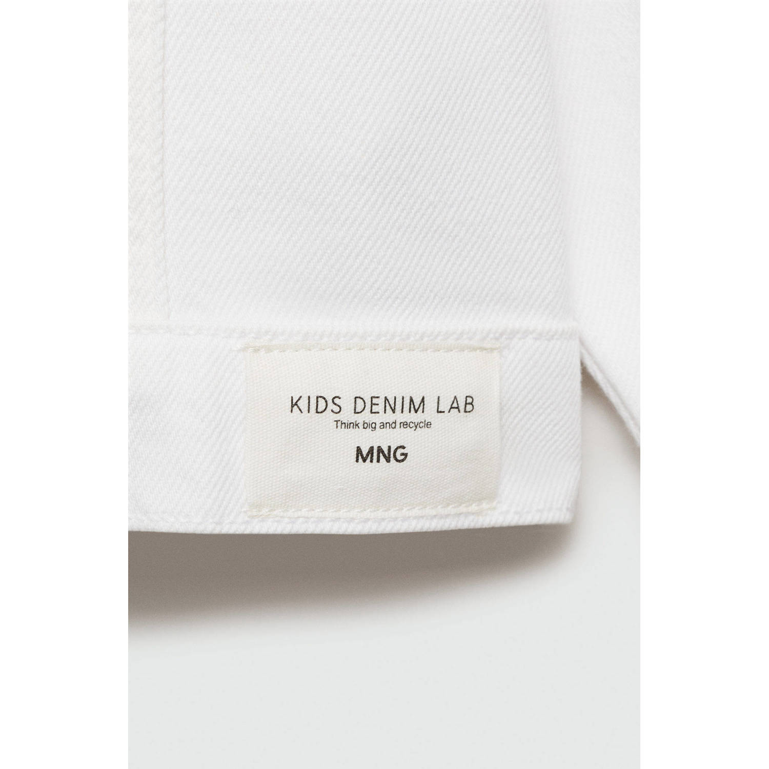 Mango Kids spijkerjas wit