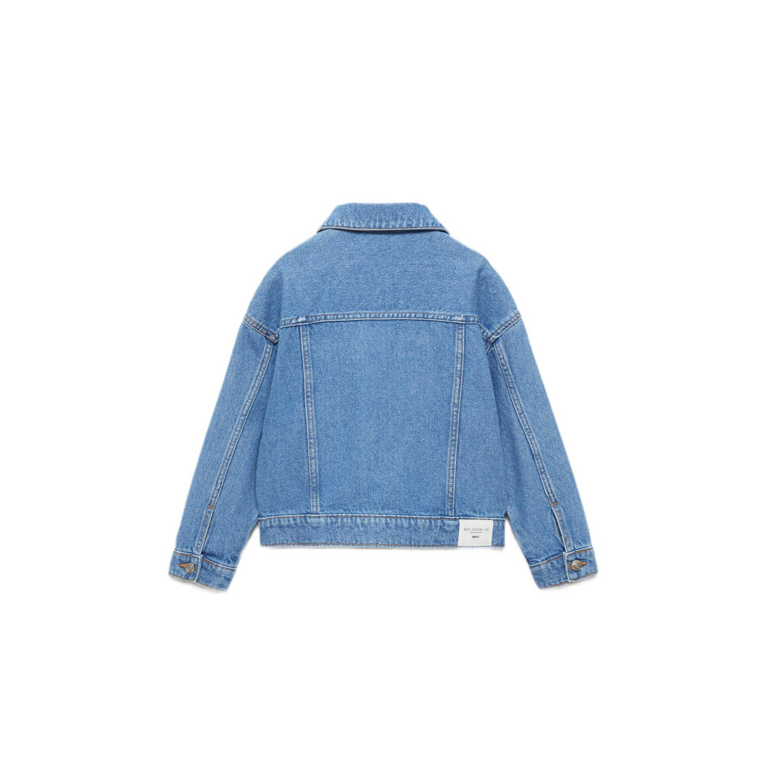 Mango Kids spijkerjas medium blue denim