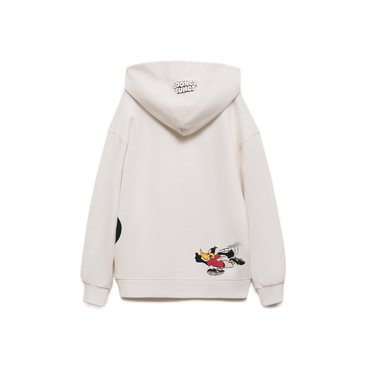 Mango Kids Tweety Looney Tunes hoodie met printopdruk offwhite