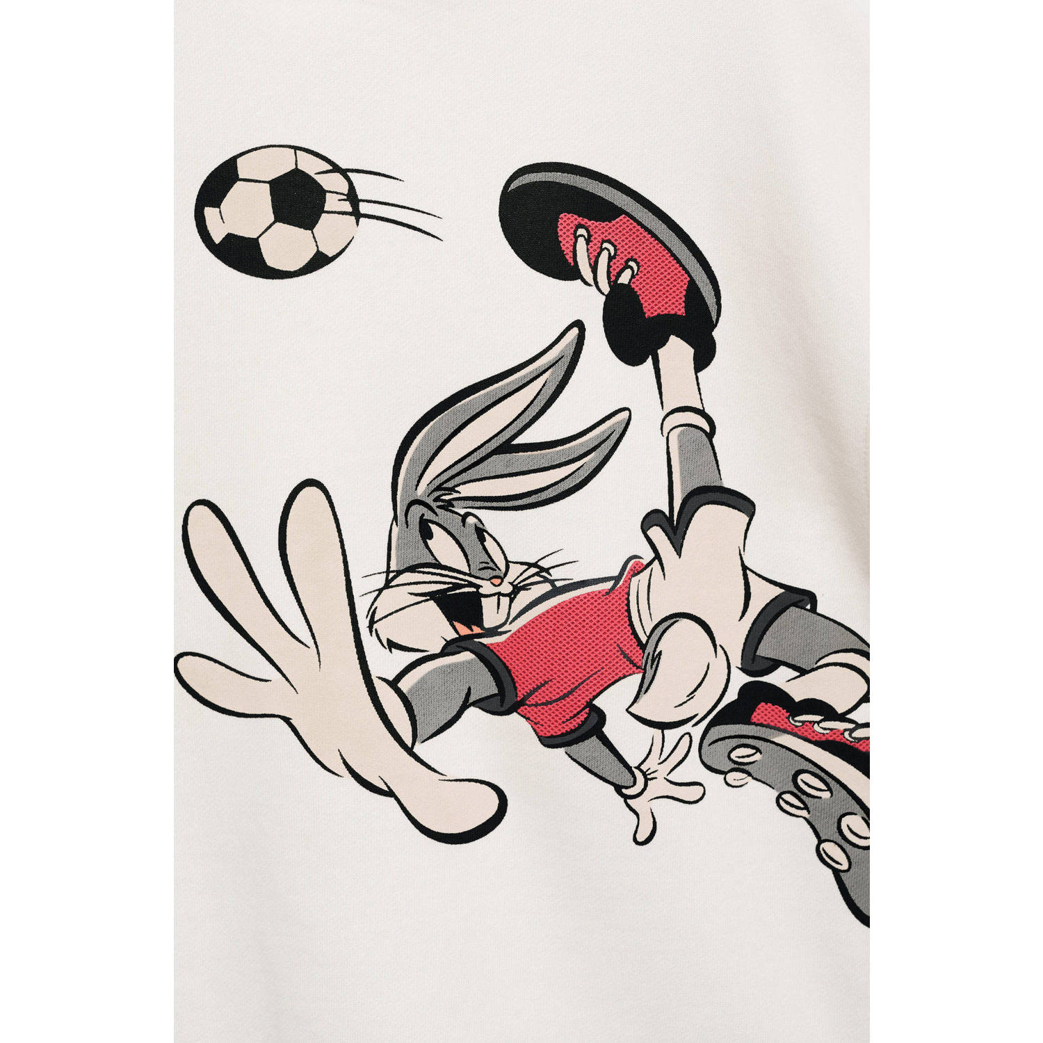 Mango Kids Tweety Looney Tunes hoodie met printopdruk offwhite