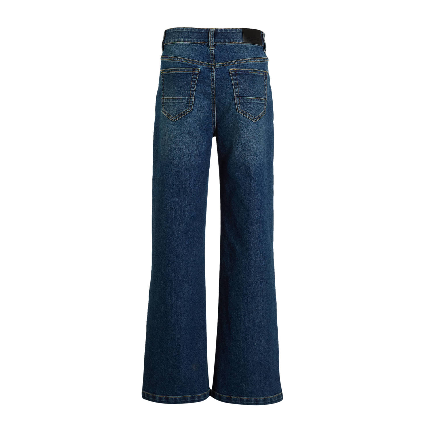 Coolcat Wide Leg Jeans Dominic Donker Blauw