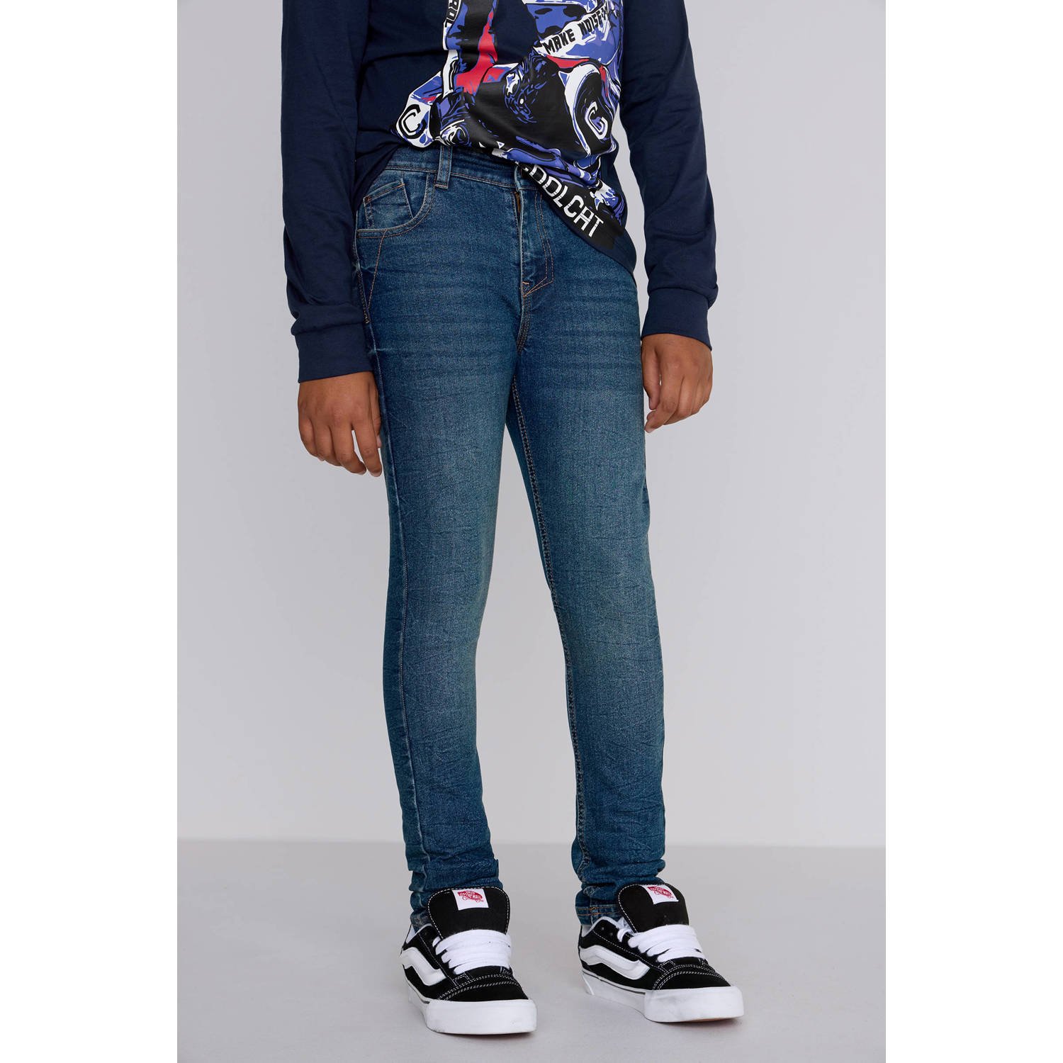 Coolcat Skinny Jeans Dexx Blauw