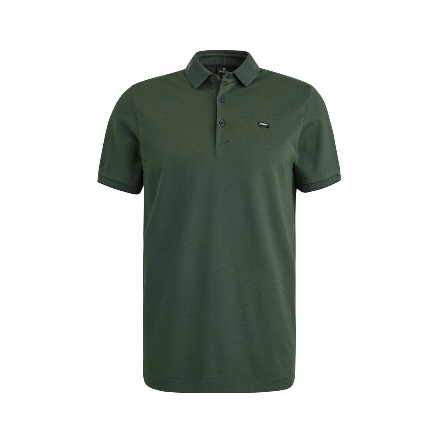 Vanguard Polo Piqué Blend Korte Mouw Green Heren