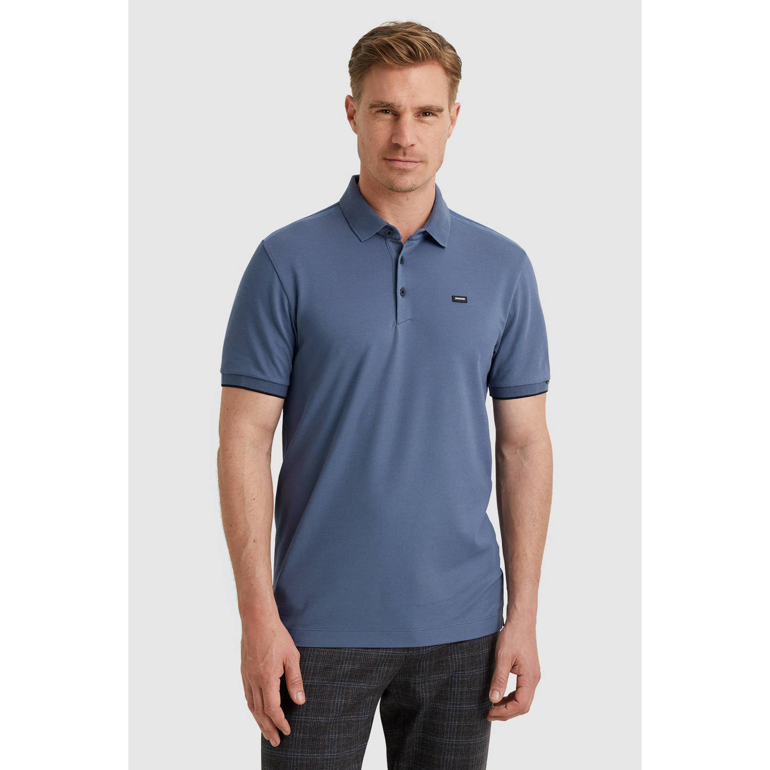 Vanguard regular fit polo blauw