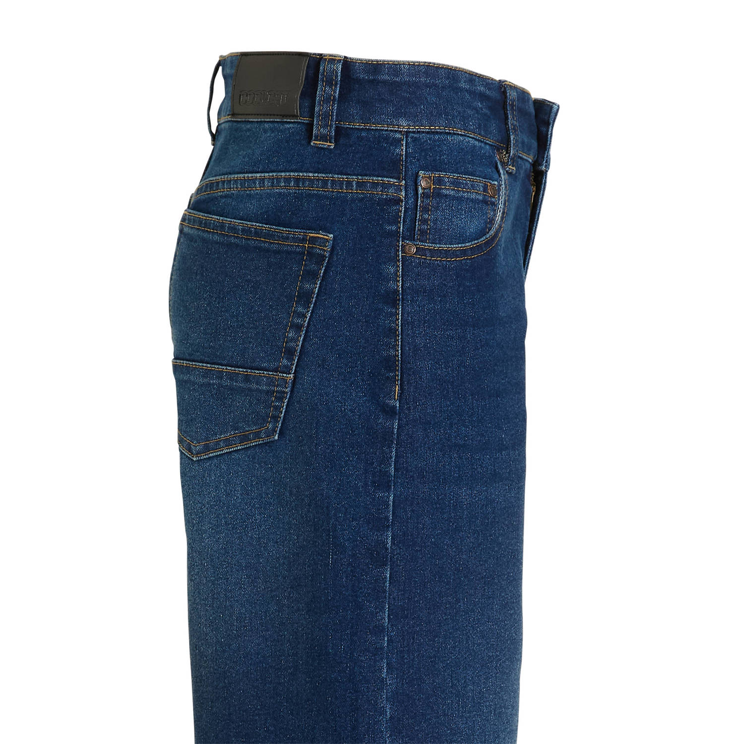 Coolcat Wide Leg Jeans Dominique Donker Blauw