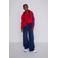 Coolcat Wide Leg Jeans Dominique Donker Blauw