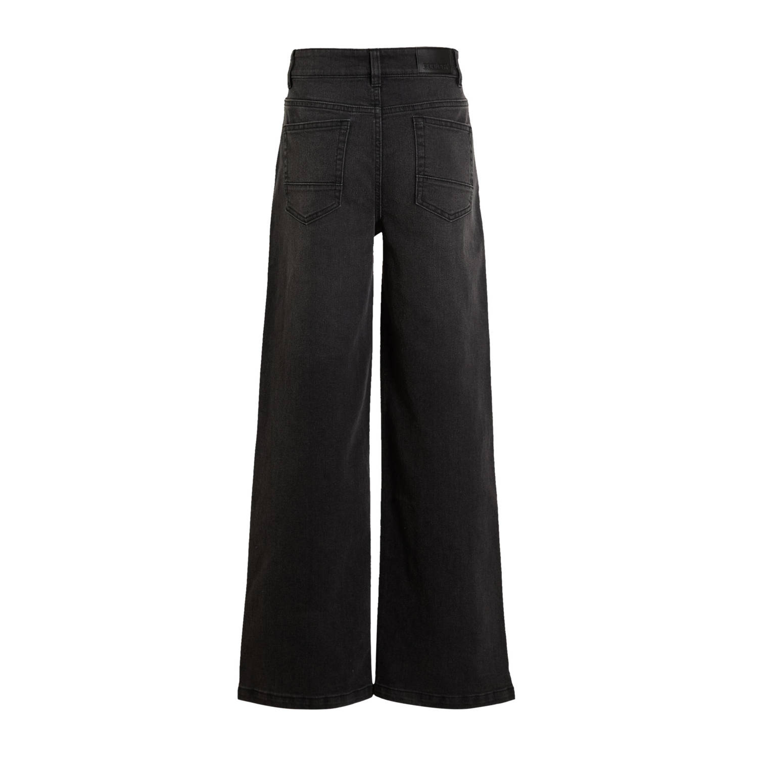 Coolcat Wide Leg Jeans Dominique Donker Grijs