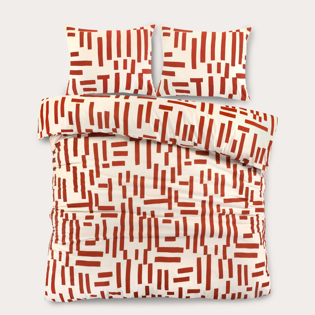 NOUS Living katoenen dekbedovertrek 2-persoons (200x220 cm)