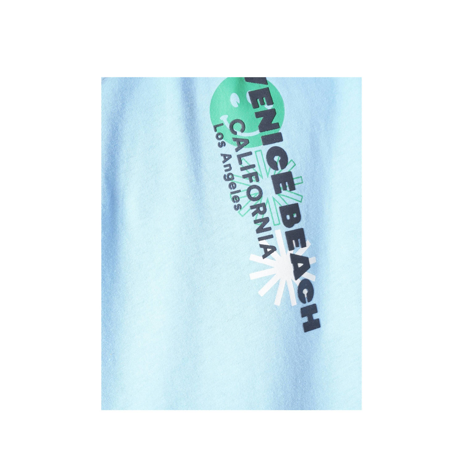 Shoeby T-shirt met backprint lichtblauw
