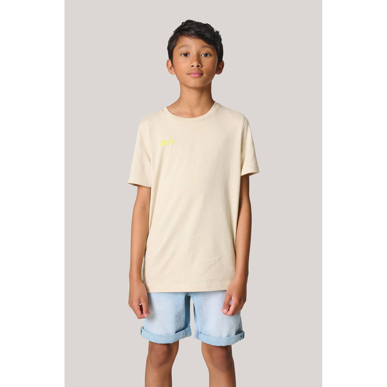 Shoeby T-shirt met backprint beige